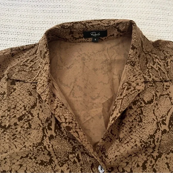 Rails Noemi Top in Brown Snakeskin - Picture 7 of 13